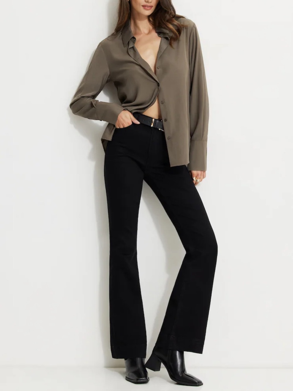 Black Bootcut “Ruby” Jeans
